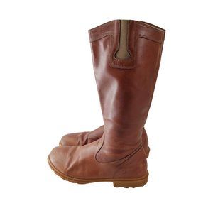 Bogs Women's Brown Pearl 71575-231Mid-Calf Zipper Riding Boots Size 9.5